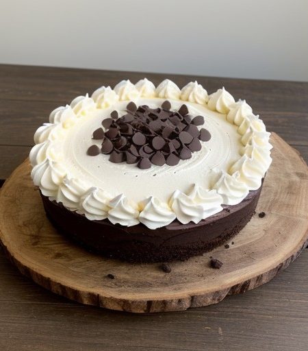Mocha Chocolate Chip Cheesecake recipe image