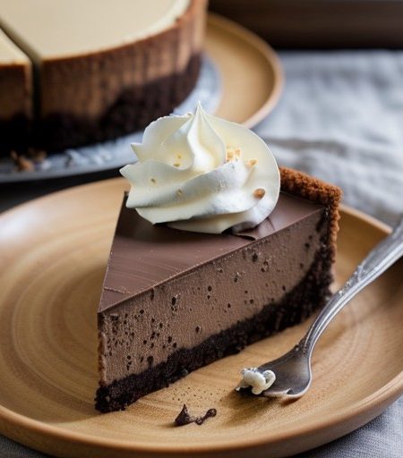 Mocha Chocolate Chip Cheesecake recipe image