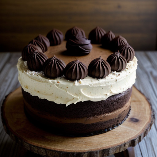 Mocha Truffle Cake recipe image
