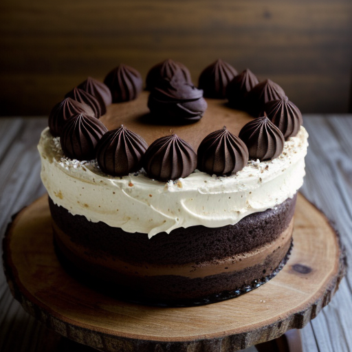 Mocha Truffle Cake recipe image