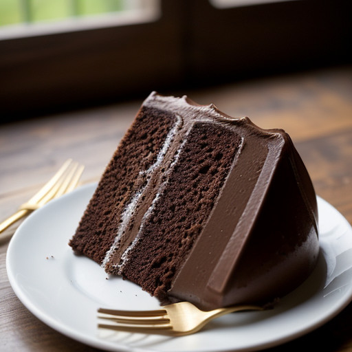 Mock-Chiffon Chocolate Cake recipe image