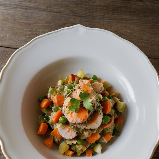 Mock Crawfish Salad recipe image