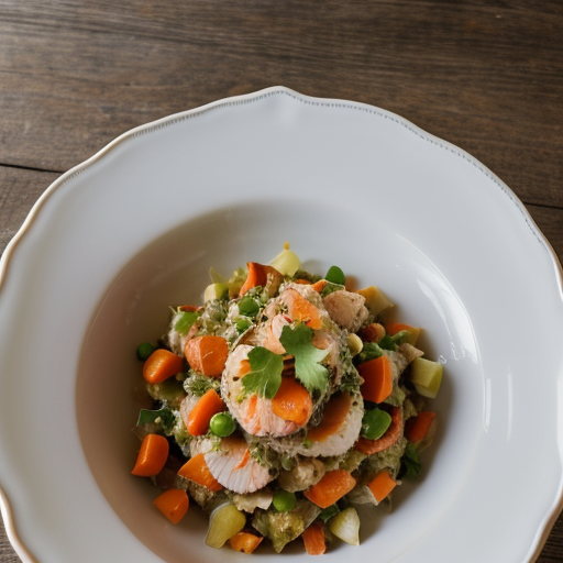 Mock Crawfish Salad recipe image