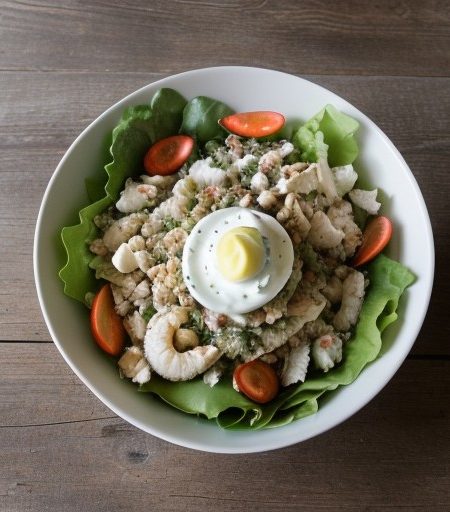 Mock Seafood Salad recipe image
