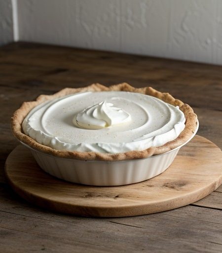 Mock" Sour Cream Ralsln Pie recipe image