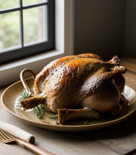 Mock Spit-Roasted Chicken - Martha Stewart Li recipe image