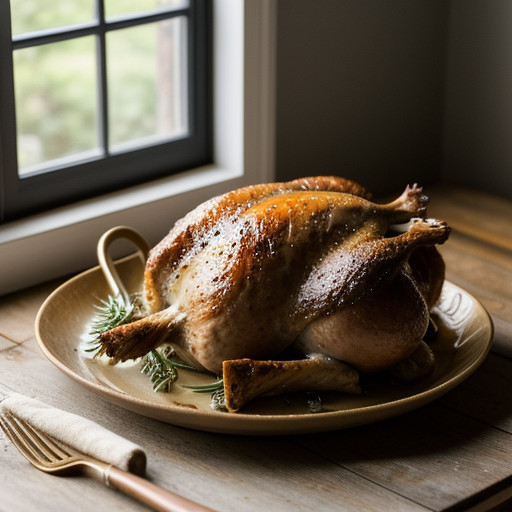 Mock Spit-Roasted Chicken - Martha Stewart Li recipe image
