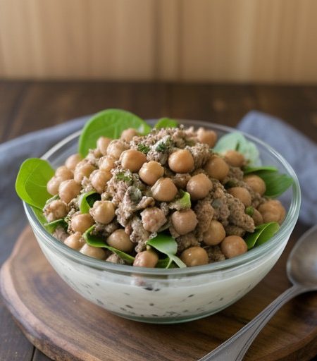 Mock Tuna (Chickpea Salad recipe image