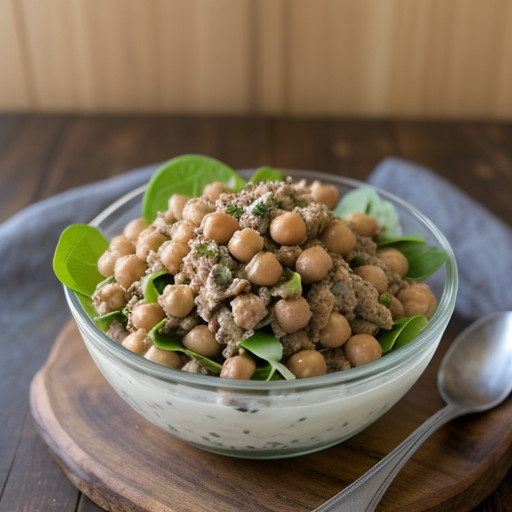 Mock Tuna (Chickpea Salad recipe image