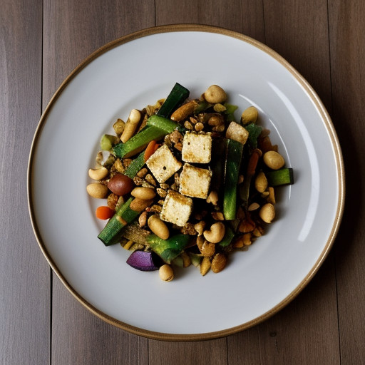 Moghul Style Mixed Vegetables With Paneer recipe image