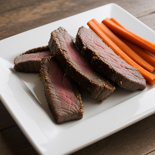 Mohren Mit Geschnetzeltern (Beef Strips & C recipe image