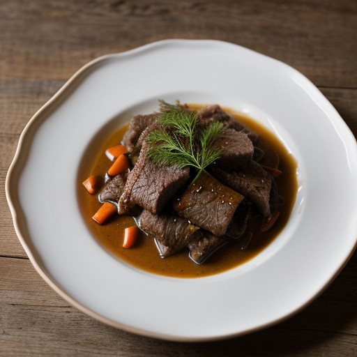 Mohren Mit Geschnetzeltern (Beef Strips and Carrots recipe image