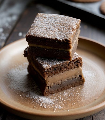 Molasses Ginger Slice & Bake Cookies recipe image