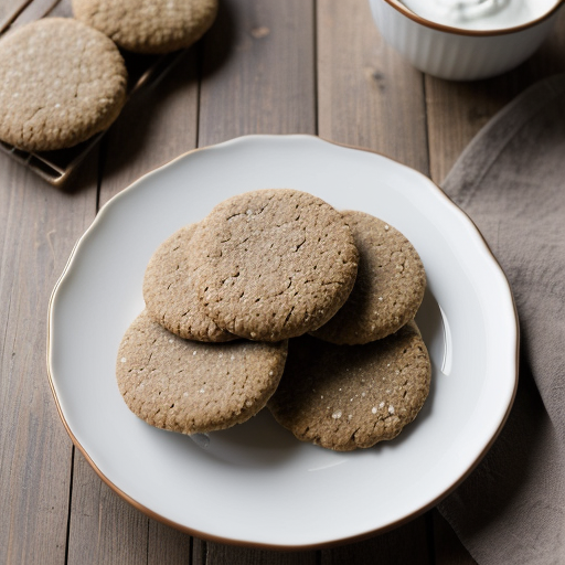 Molasses Oat Crackers recipe image