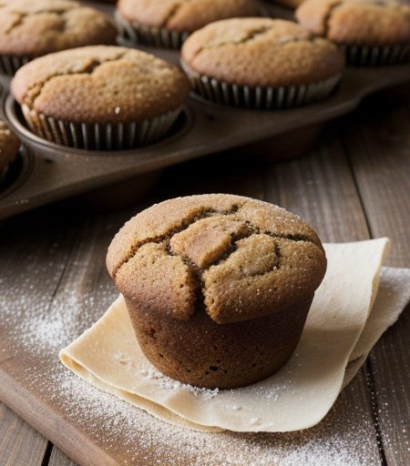 Molasses Refrigerator Muffins recipe image