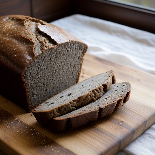 Molasses Sourdough Pumpernickel Bread recipe image