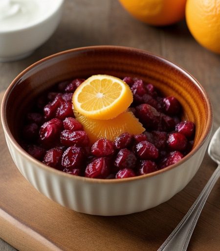 Molded Mandarin Cranberry Relish recipe image