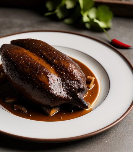 Mole De Poblano (Chocolate Chicken W/Chilli recipe image