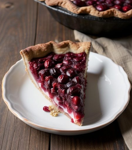 Mom's Cranberry Pie recipe image