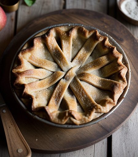 Mom's Homemade Apple Pie - From Josephine O'H recipe image
