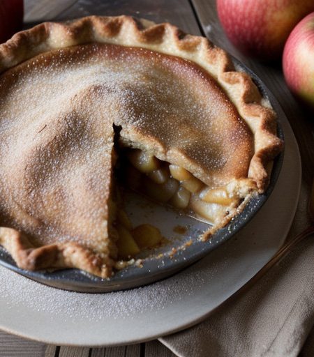 Mom's Homemade Apple Pie - From Josephine O'H recipe image