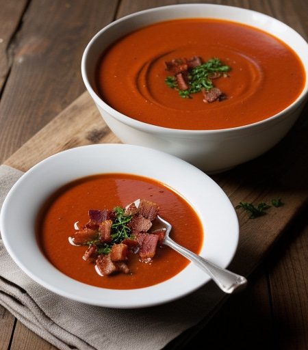 Mom's Jersey Fresh Tomato Soup recipe image
