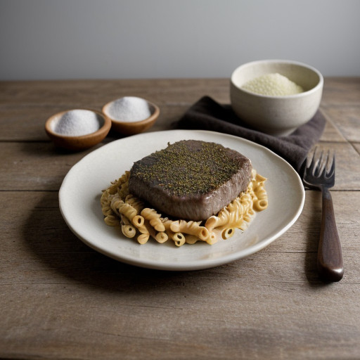Mom's Macaroni With Steak recipe image