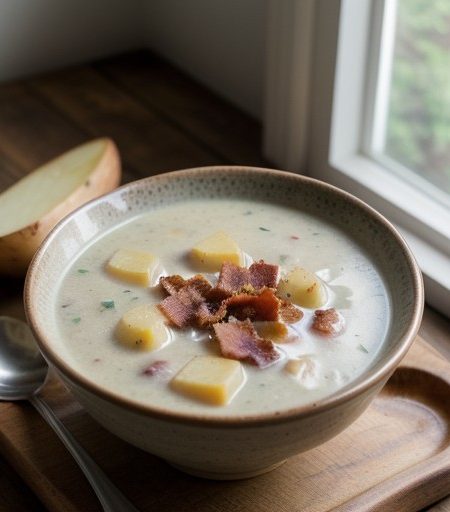 Mom's Monday Lunch Potato Soup recipe image