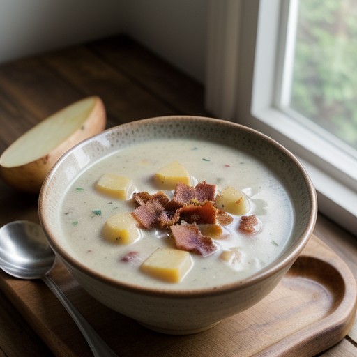 Mom's Monday Lunch Potato Soup recipe image