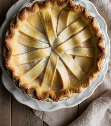Mom's Peach Pie recipe image