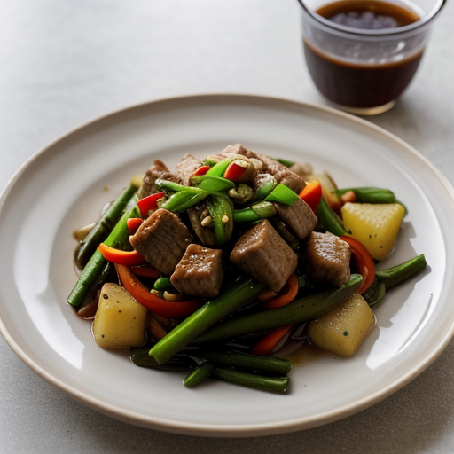 Mom's Stir Fry Sweet & Sour Pork recipe image