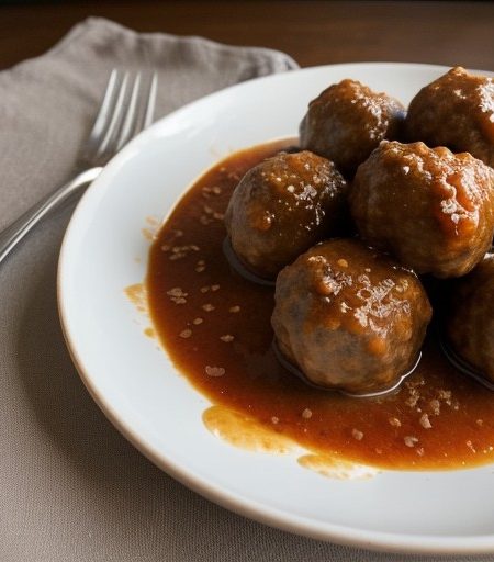 Mom's Sweet and Sour Meatballs recipe image