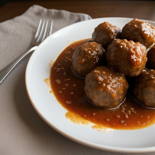 Mom's Sweet and Sour Meatballs recipe image