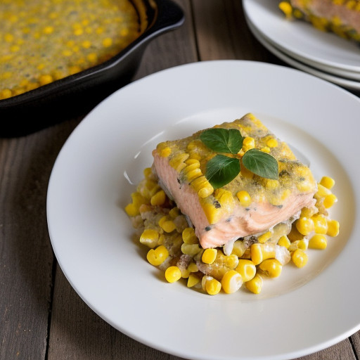 Mona's Salmon & Corn Casserole recipe image