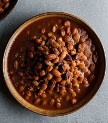 Monica's Apple-Raisin Baked Beans recipe image