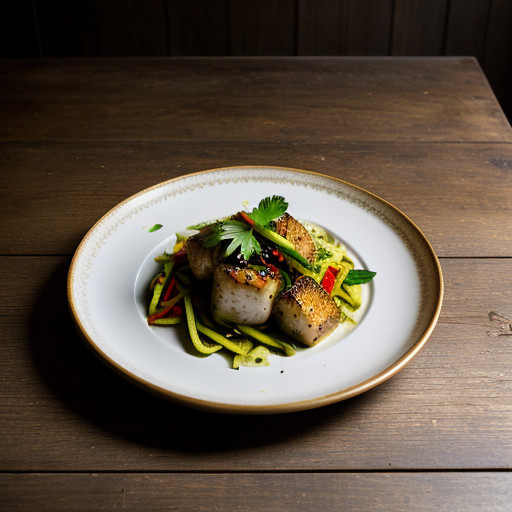 Monkfish Stir Fry recipe image