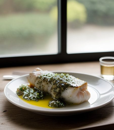 Monkfish With Garlic & Herb Butter (Irish recipe image