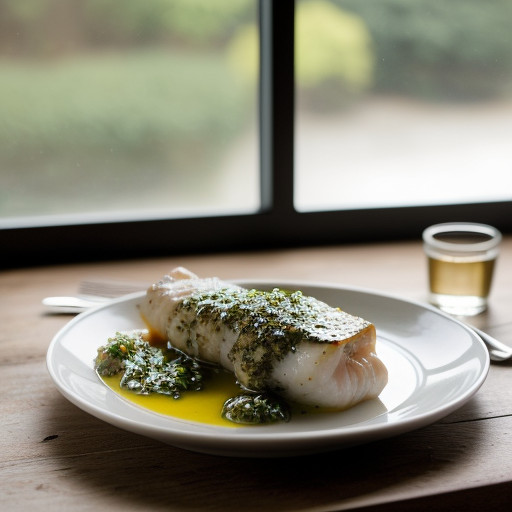Monkfish With Garlic & Herb Butter (Irish recipe image