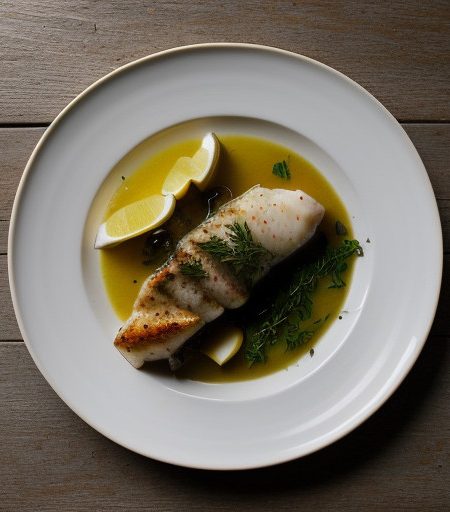 Monkfish With Garlic and Herb Butter (Irish recipe image