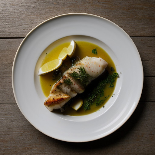Monkfish With Garlic and Herb Butter (Irish recipe image