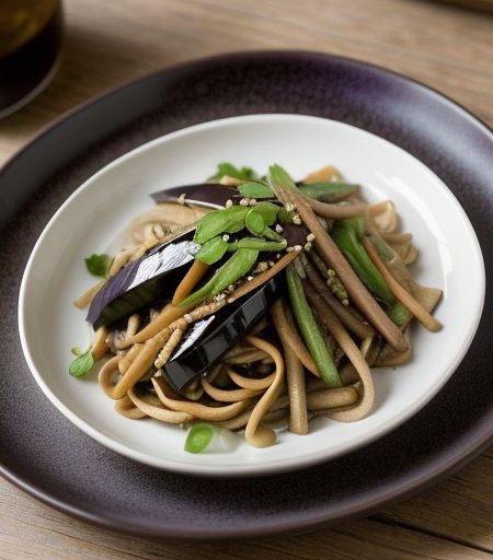 Moo Shu Eggplant-Vegetable Medley recipe image