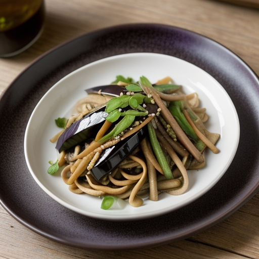 Moo Shu Eggplant-Vegetable Medley recipe image