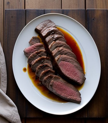 Moon's Marinated Flank Steak recipe image
