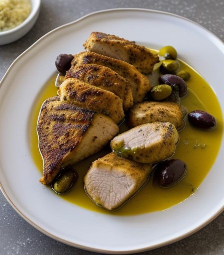 Moroccan Chicken With Olives recipe image