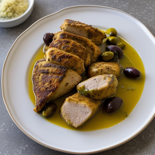 Moroccan Chicken With Olives recipe image