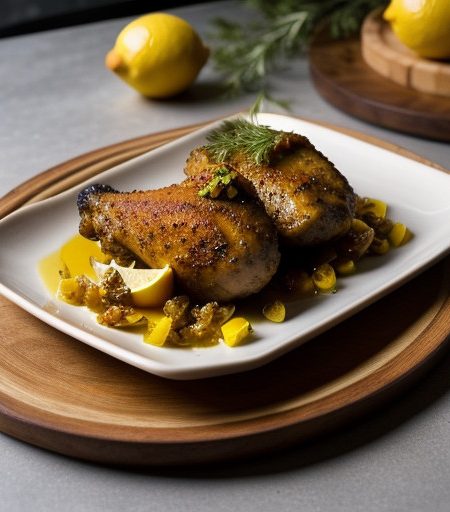 Moroccan Chicken With Preserved Lemons recipe image