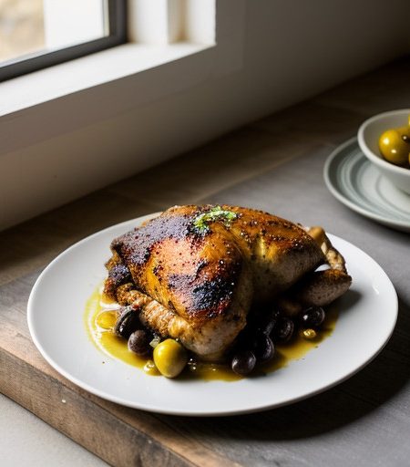 Moroccan Chicken With Preserved Lemons and Olives recipe image