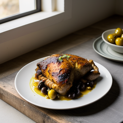 Moroccan Chicken With Preserved Lemons and Olives recipe image