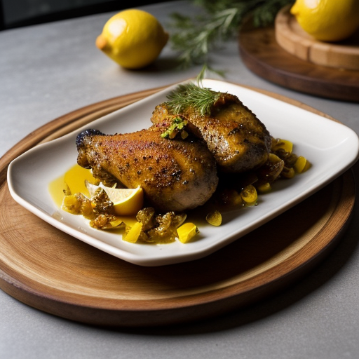Moroccan Chicken With Preserved Lemons recipe image