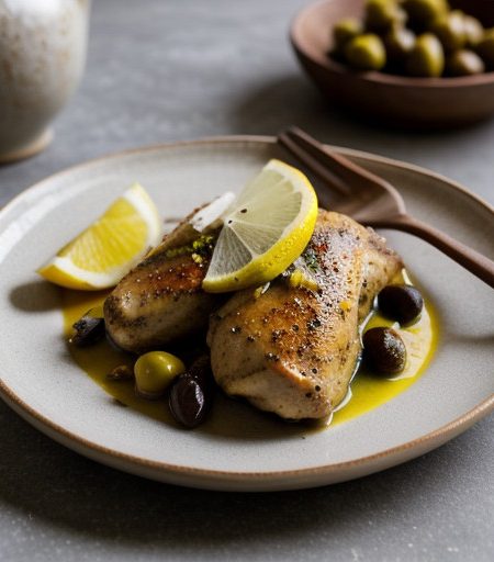 Moroccan Chicken With Preserved Lemons recipe image